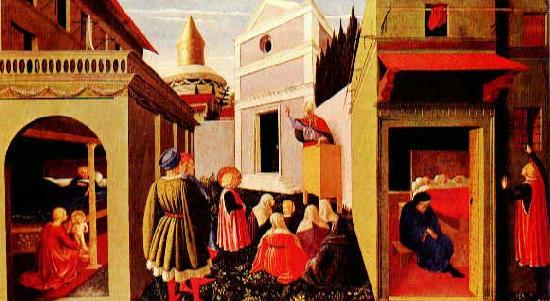 Fra Angelico Story of St Nicholas Sweden oil painting art